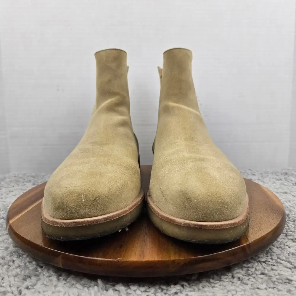New Republic Mens 13 Tan Suede Casual Daily Lifestyle Office Career Chelsea Boot